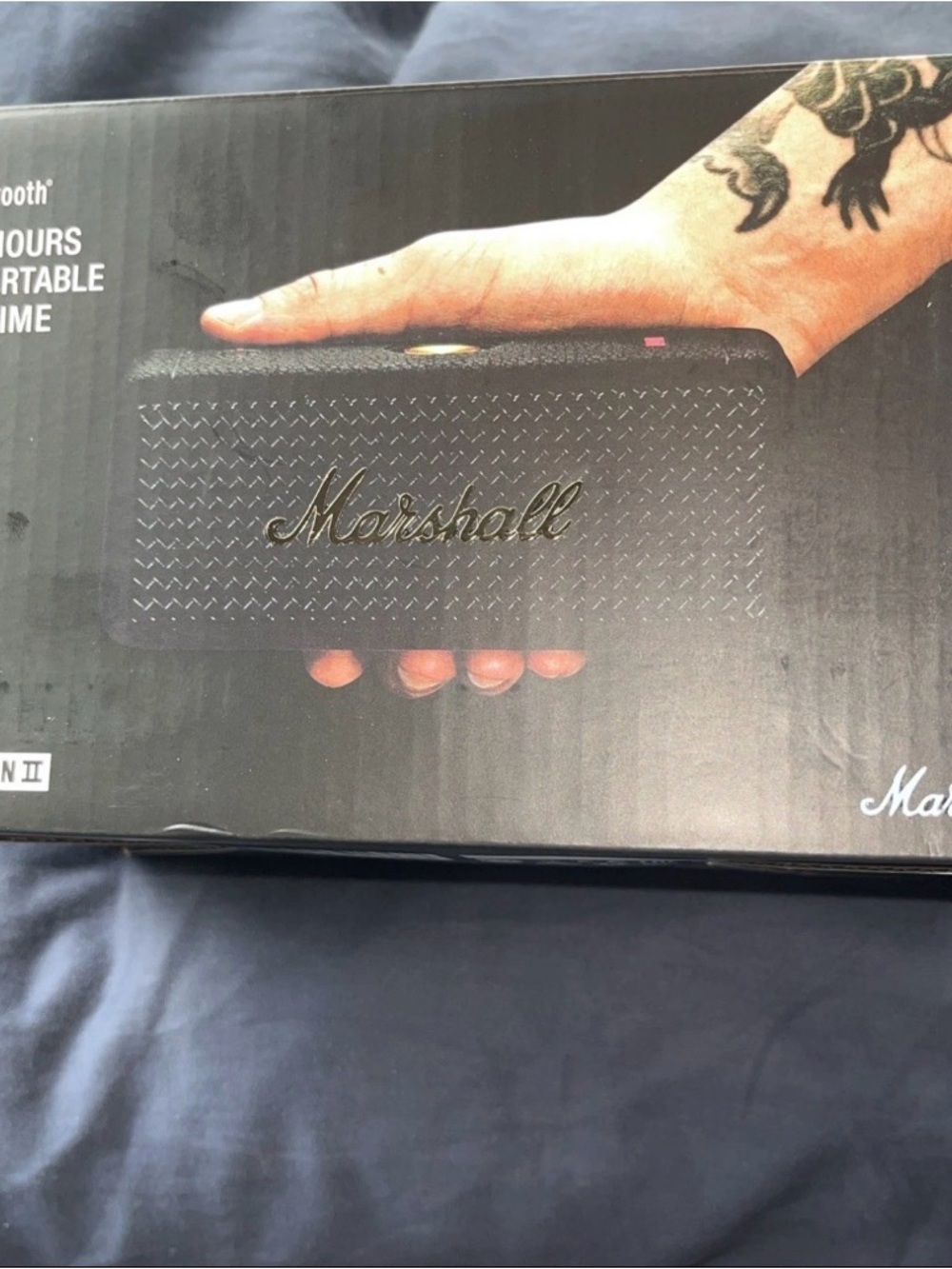 Marshall Emberton II Black & Brass Portable Bluetooth Speaker